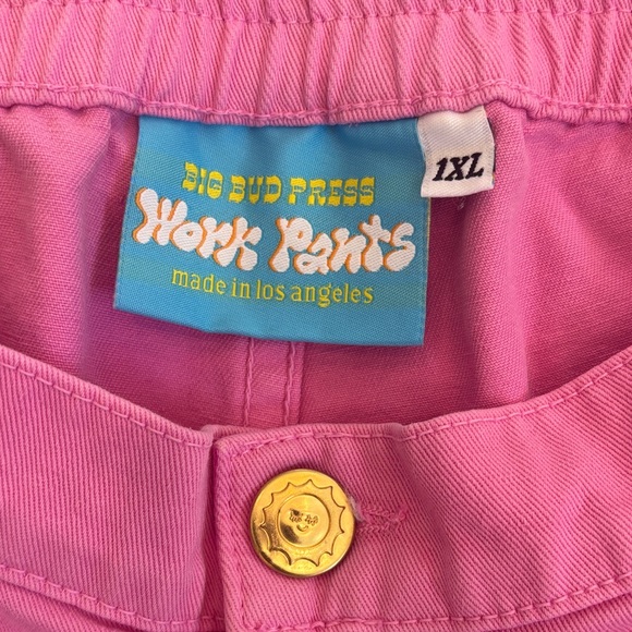 Women's Big Bud Press Work Shorts in Bubblegum Pink, Size 1XL - Picture 3 of 8